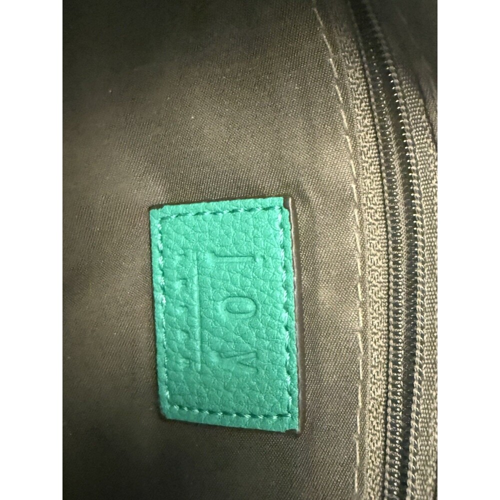 Joy Susan Mini Crossbody Wristlet Clutch Pebbled Green Vegan Leather - Picture 8 of 8